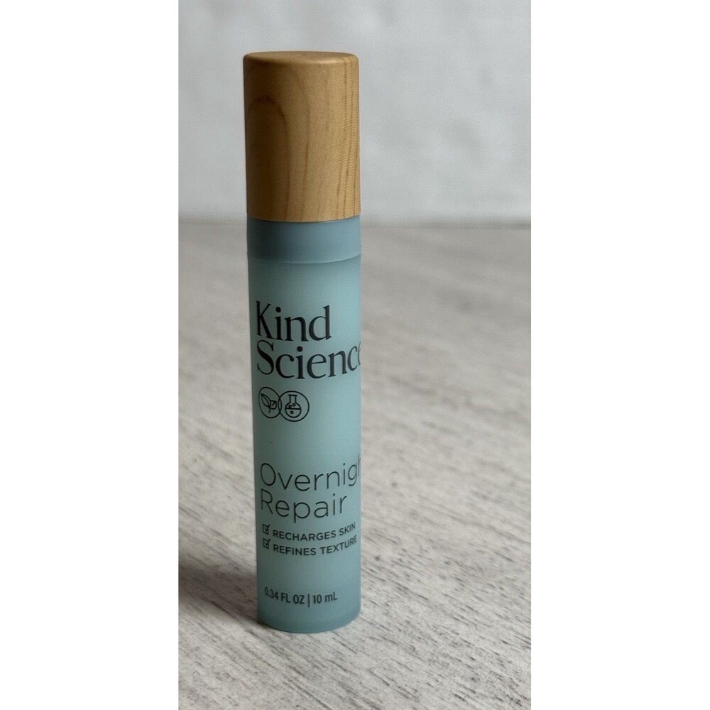 Kind Science Overnight Repair Night Moisturizer Face 0.34 FL OZ 10 mL New